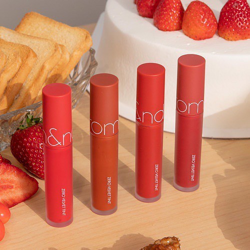 rom&nd Zero Velvet Tint: Baked Velvet asian authentic genuine original korean skincare montreal toronto canada thekshop thekshop.ca natural organic vegan cruelty-free cosmetics kbeauty vancouver free shipping