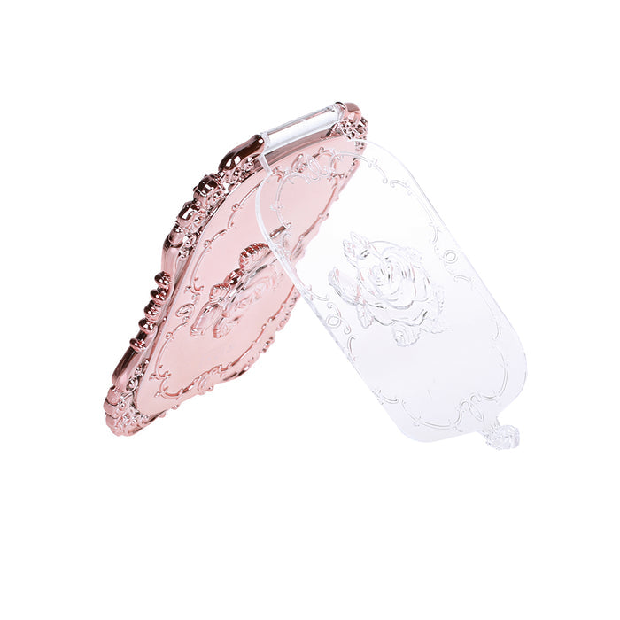 Rose Compact Foldable Mirror Small