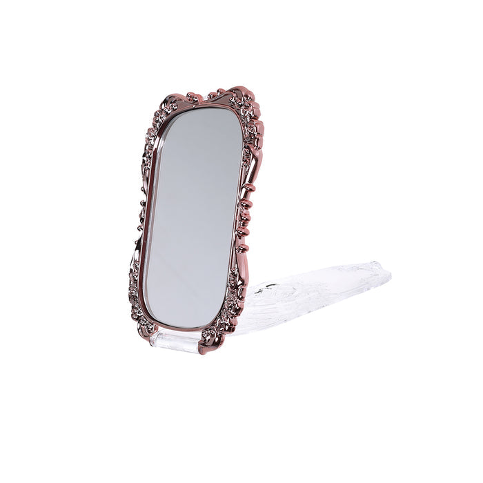 Rose Compact Foldable Mirror Small