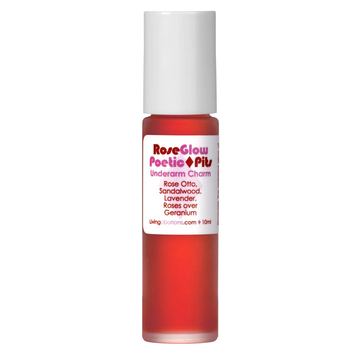 of Living Libations Rose Glow Poetic Pits 10ml