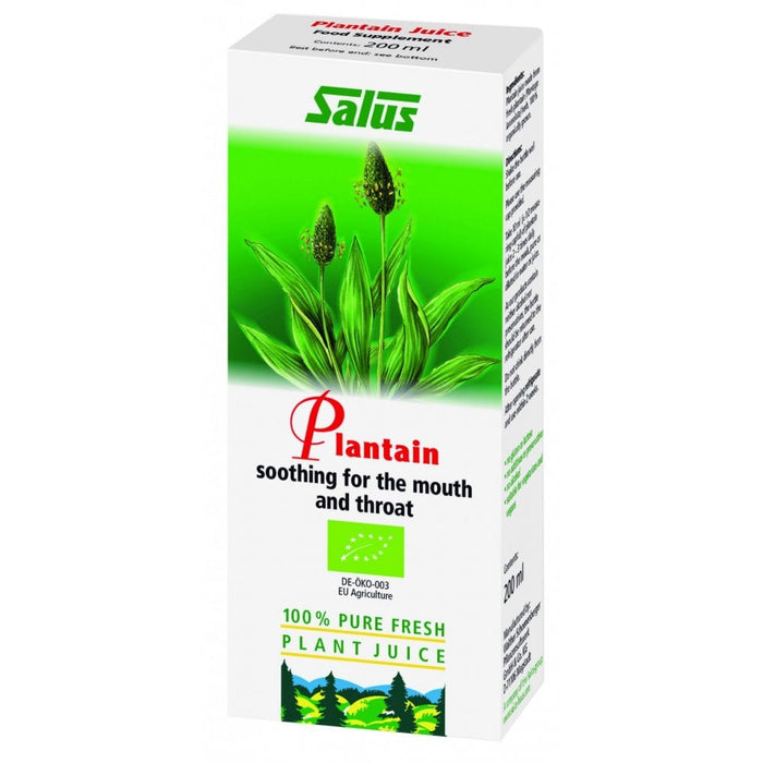 Salus Plantain Organic Fresh Plant Juice 200ml