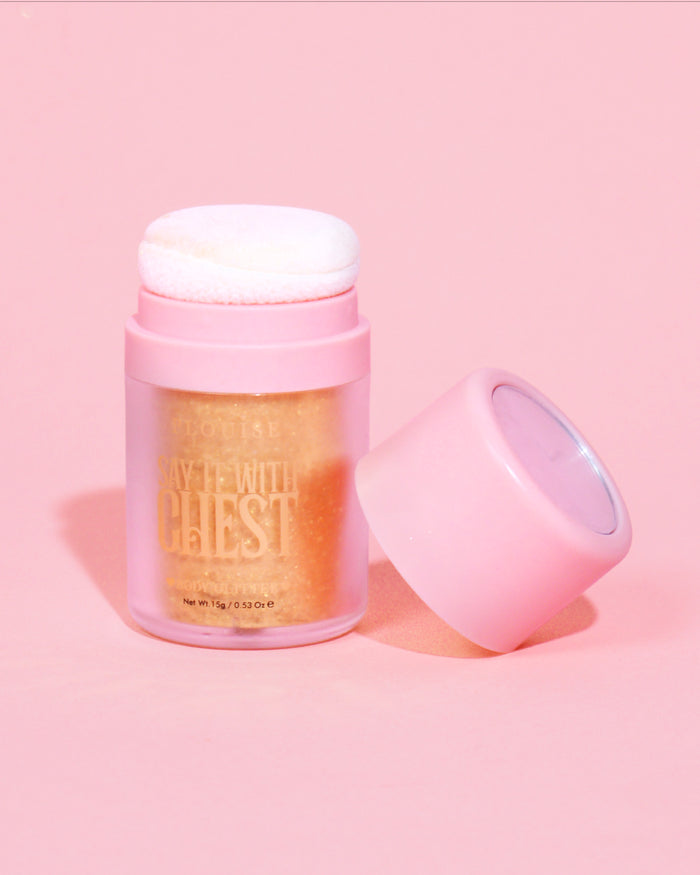Say It With Chest Loose Body Glitter