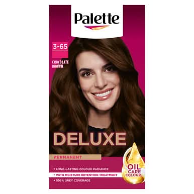 Schwarzkopf Palette Deluxe Hair Dye Chocolate Brown 3-65 1 Box