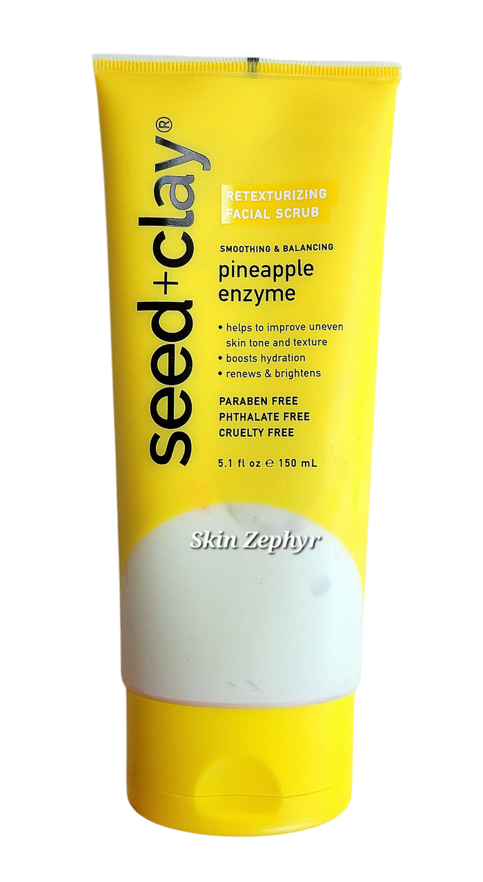Seed and Clay Pineapple Enzyme Retexturizing Gel Facial Scrub No. 314