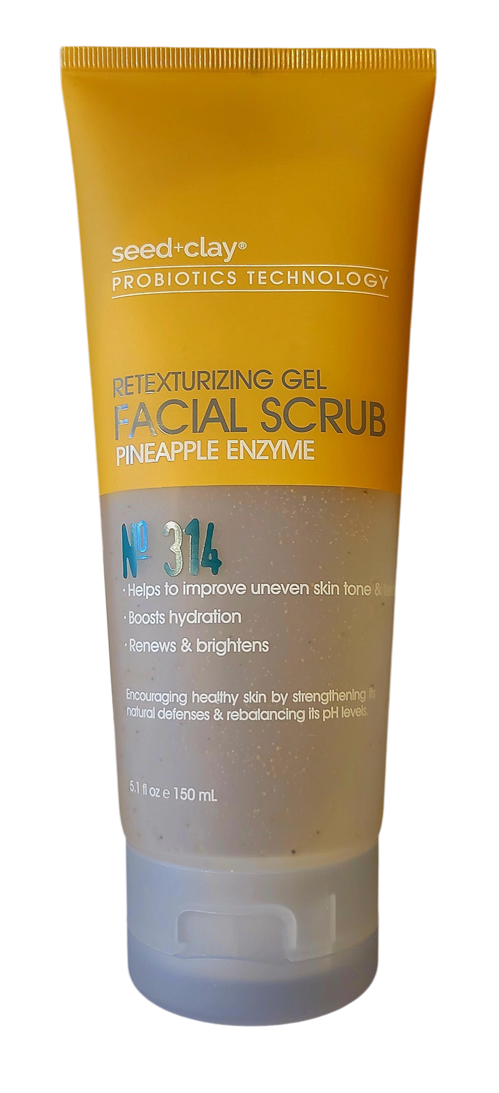 Seed and Clay Pineapple Enzyme Retexturizing Gel Facial Scrub No. 314