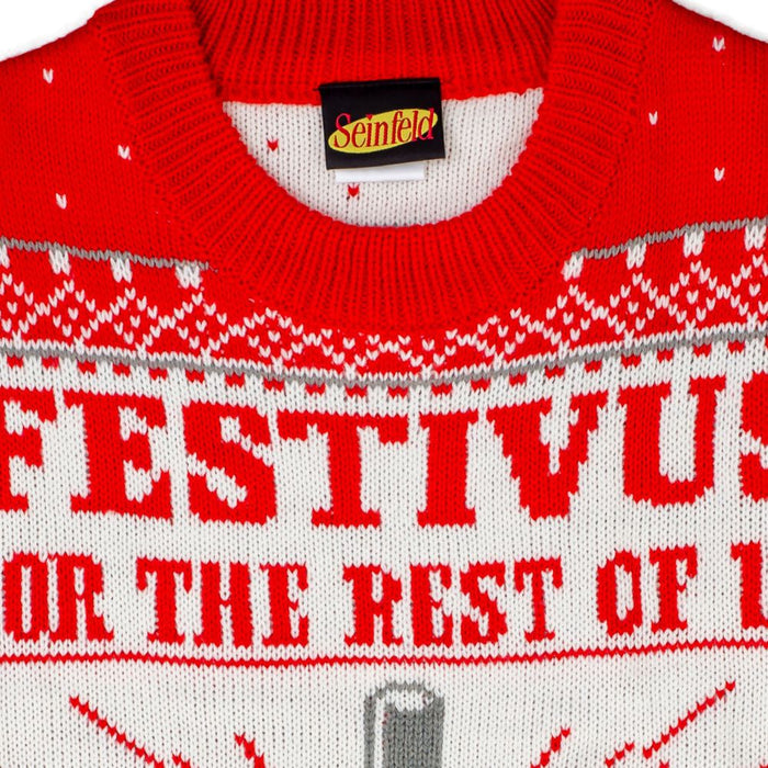 Seinfeld Festivus For The Rest Of Us Pole Ugly Christmas Sweater