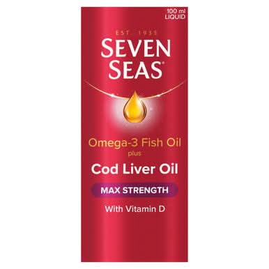 Seven Seas Max Strength Cod Liver Oil 100ml