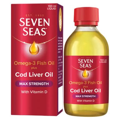 Seven Seas Max Strength Cod Liver Oil 100ml