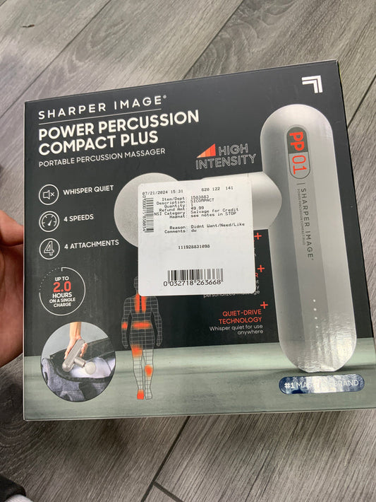 Sharper image power percussion compact plus