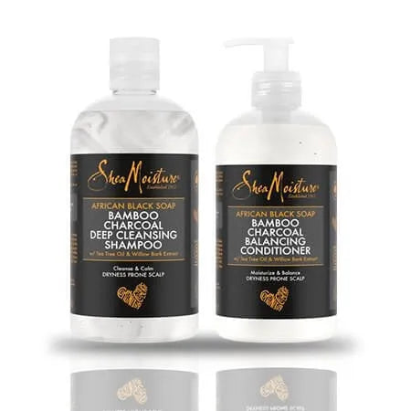 Shea Moisture African Black Charcoal Detox Bundle