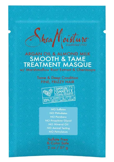 Shea Moisture Argan Oil & Almond Milk Smooth & Tame Treatment Masque 57g