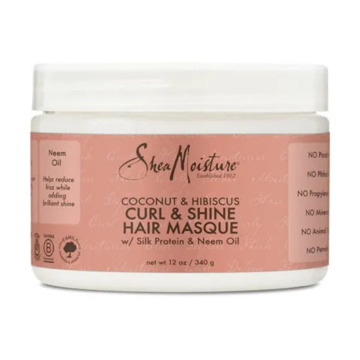 Shea Moisture Coconut & Hibiscus Curl & Shine Masque 340g