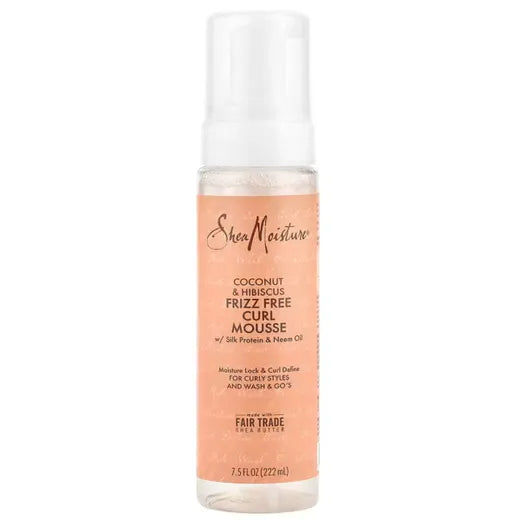 Shea Moisture Coconut & Hibiscus Frizz-Free Curl Mousse 222ml