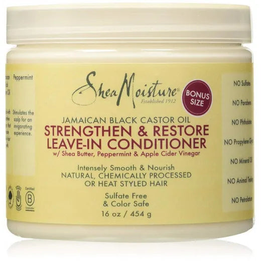 Shea Moisture Jamaican Black Castor Oil Strengthen Leave-In Conditioner 444ml
