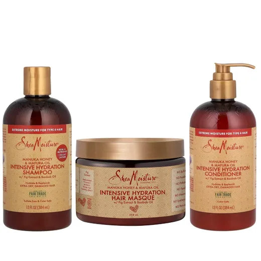 Shea Moisture Manuka Honey & Mafura Oil Intensive Hydration Combo Set