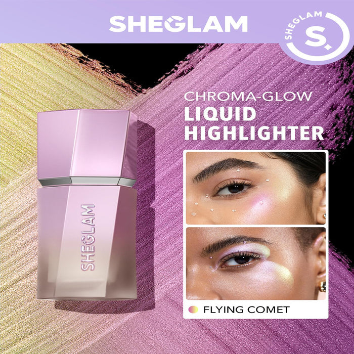 Sheglam Chroma  Glow Bloom Liquid Highlighter  Flying Comet