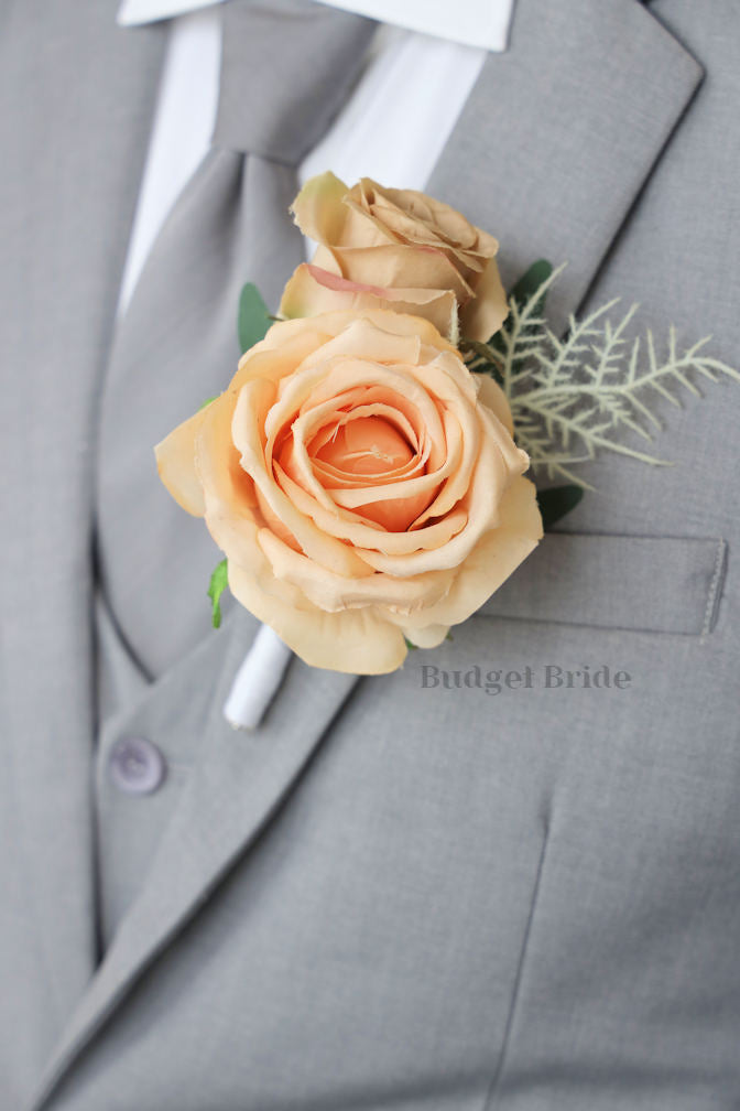 Silk Wedding Bouquet in Ivory and Cream - $65.00 | Espada Collection