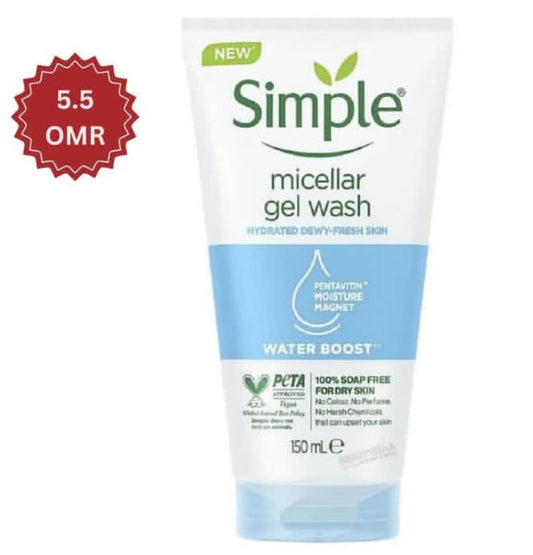 Simple Micellar Gel Wash – Water Boost
