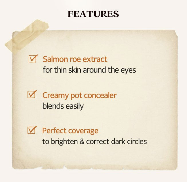 Skinfood Salmon Darkcircle Concealer Cream #01 Salmon Blooming 10g