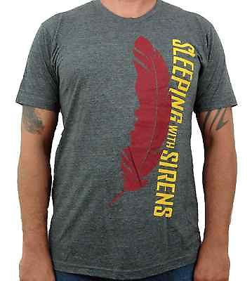 SLEEPING WITH SIRENS (feather charcoal) Men's Slim Fit T-Shirt