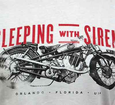 SLEEPING WITH SIRENS (Motorcycle White) Girls T-Shirt