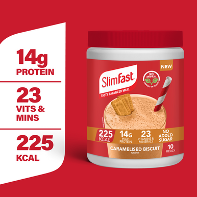SlimFast Powder Caramelised Biscuit 365g x3