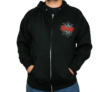 SLIPKNOT (Skull Back) Men's Zip-Up Hoodie