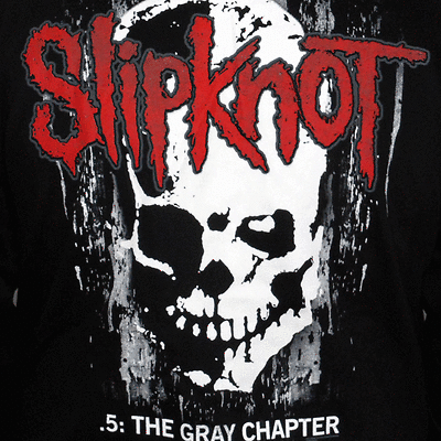 SLIPKNOT (Skull Back) Men's Zip-Up Hoodie