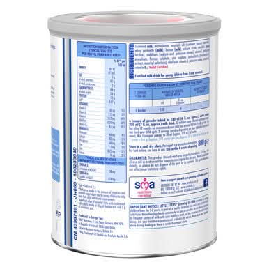 SMA Little Steps Growing Up Milk 1-3 Years 800g