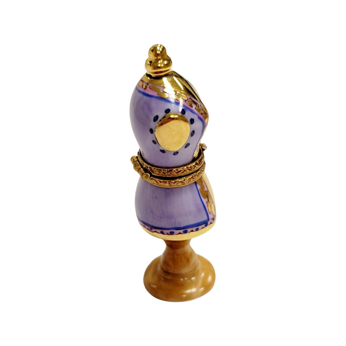 Smaller Mannequin Dress Form Figurine Porcelain Limoges Limoges Box Women shoes hat bags suitcase mother French Trinket Box