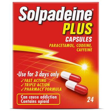 Solpadeine Plus 24 Capsules