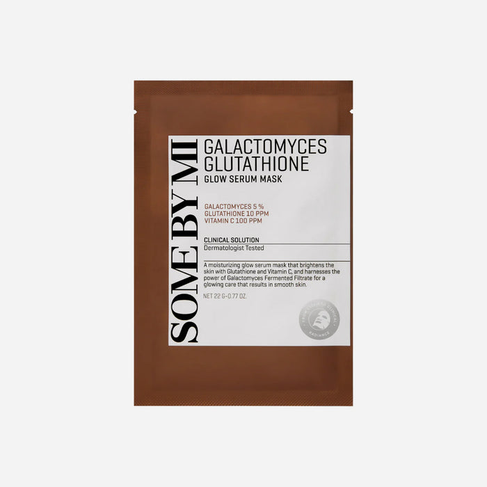 SOME BY MI Galactomyces Glutathione Glow Serum Mask brightening sheet mask for radiant skin
