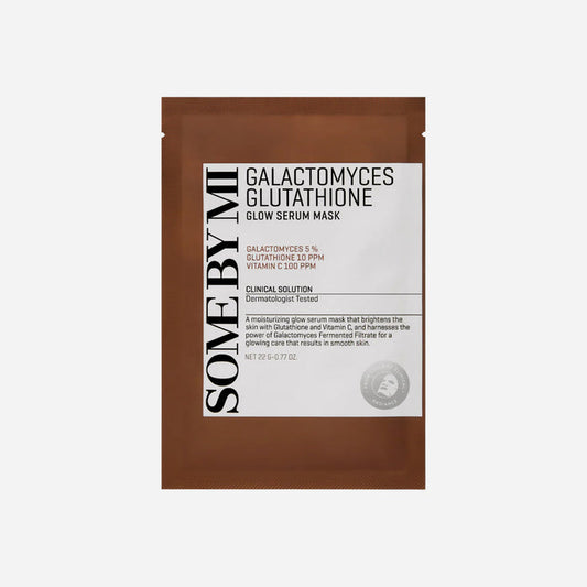 SOME BY MI Galactomyces Glutathione Glow Serum Mask brightening sheet mask for radiant skin