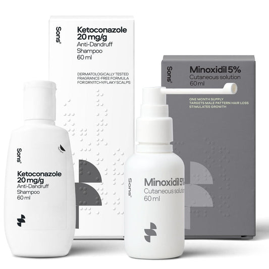 Sons Minoxidil 60ml & Ketoconazole 60ml