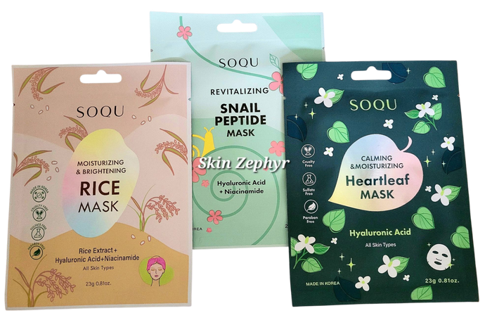 Soqu Glow Up Essentials Mask Set