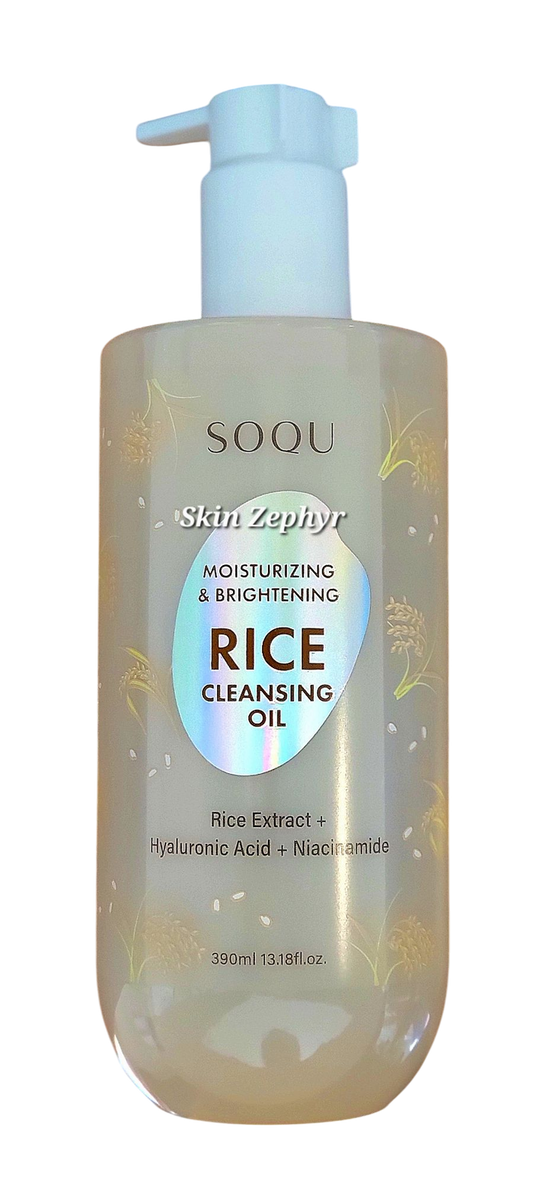 Soqu Moisturizing and Brightening Rice Cleansing Oil: Jumbo Size