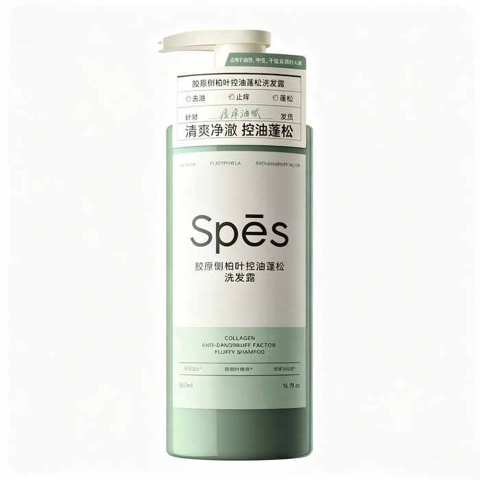 Spes Collagen Cypress Leaf Oil-Control Fluffy Shampoo 500ml