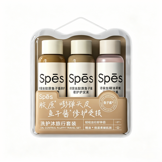 Spes Oil Control Fluffy Travel Set