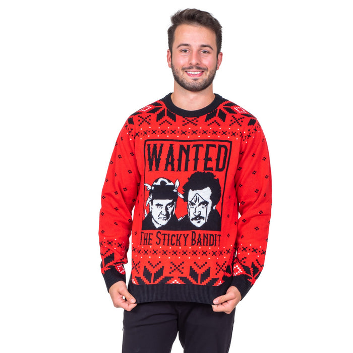 Sticky Bandits 1980s Funny Adult Unisex Holiday Ugly Christmas Sweater