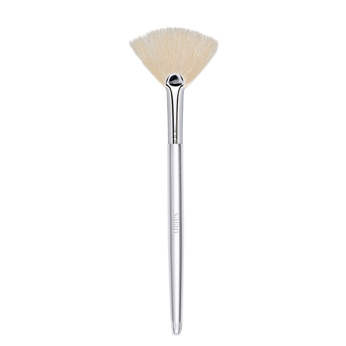 Stiff Fan Brush for Mask Application