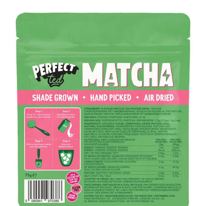 Strawberry Bundle - PerfectTed - Matcha Powder