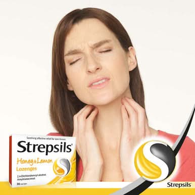 Strepsils Honey & Lemon Lozenges 36 Pack