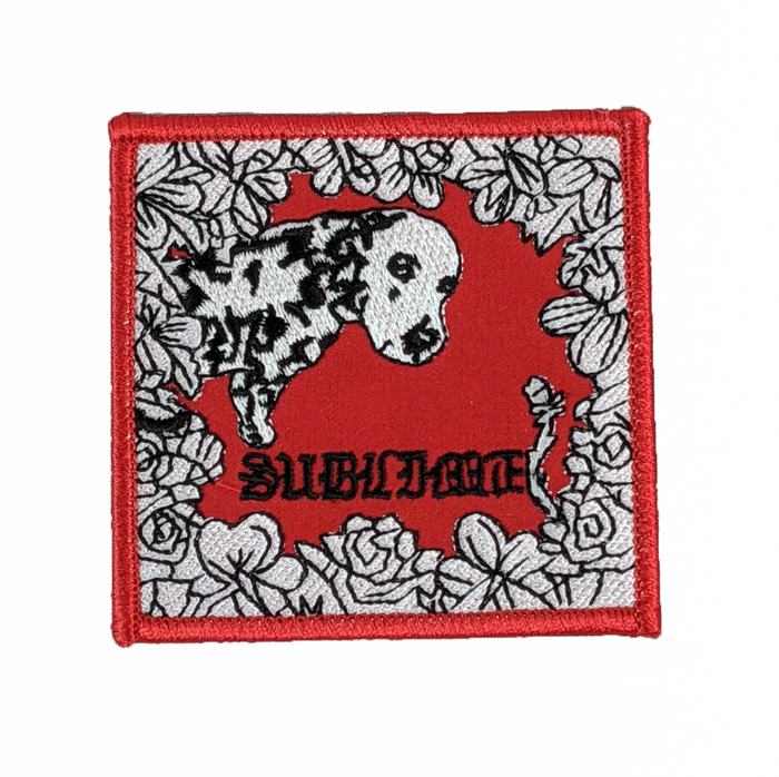 SUBLIME (Lou Dog Flower) Patch
