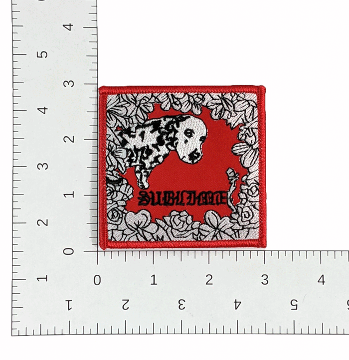 SUBLIME (Lou Dog Flower) Patch
