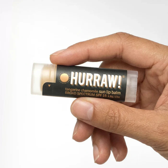 Hurraw! | Sun Lip Balm SPF15 – Tangerine Chamomile