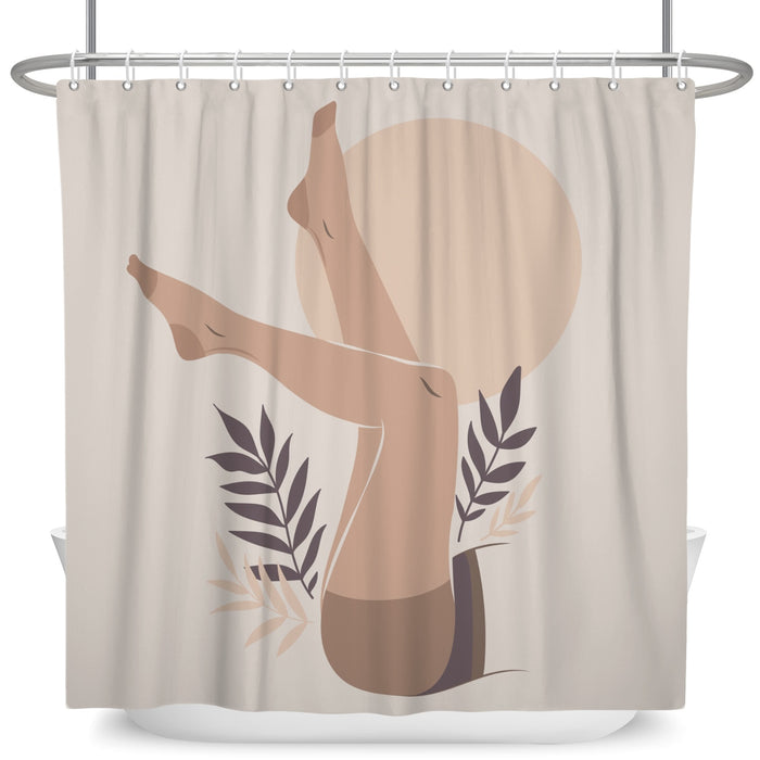 Sunday Bath Time Shower Curtain