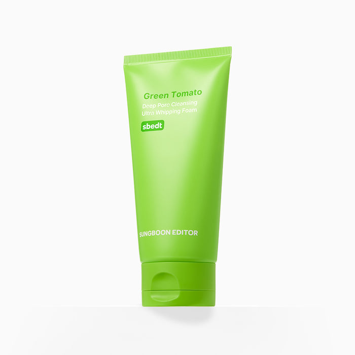 Sungboon Editor Green Tomato Deep Pore Cleansing Ultra Whipping Foam 120g