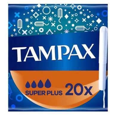 Tampax Super Plus Tampons 20 Pack