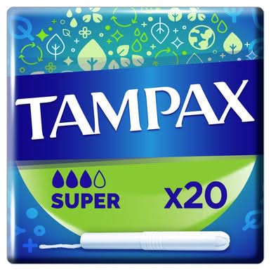 Tampax Super Tampons 20 Tampons