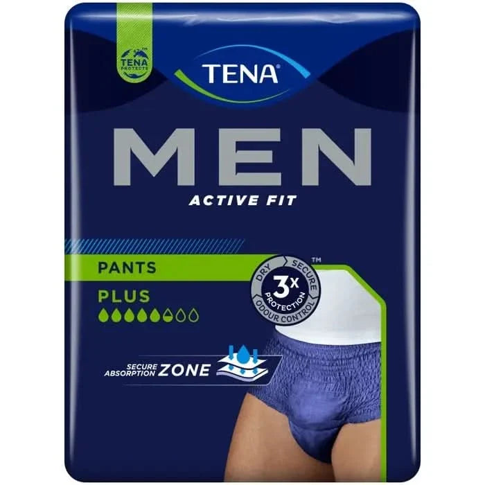 TENA Men Active Fit Incontinence Pants Plus Large 8 Pack